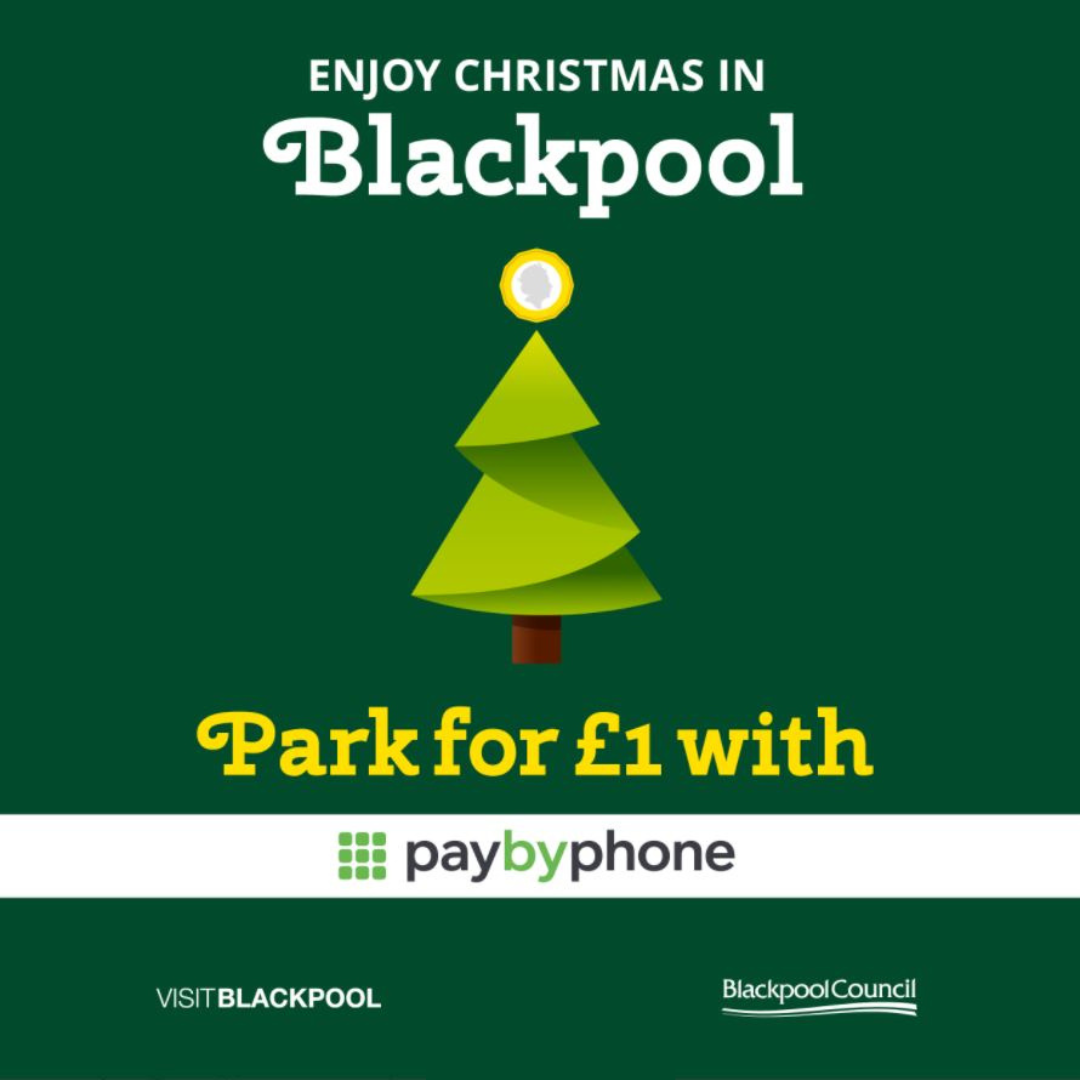 Christmas parking in Blackpool