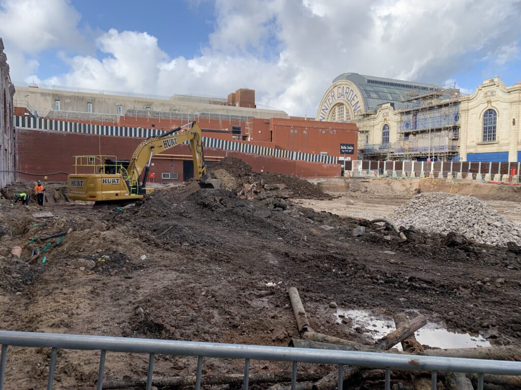 October 2021 and the foundations get underway