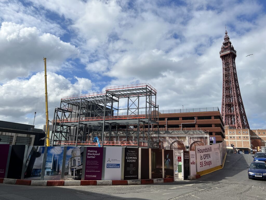 April 2022 and steelwork is appearing