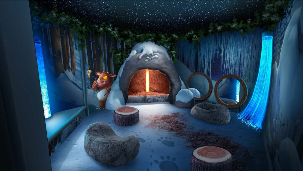 Inside The Gruffalo and Friends Clubhouse, Blackpool © Magic Light Pictures Ltd. 2023