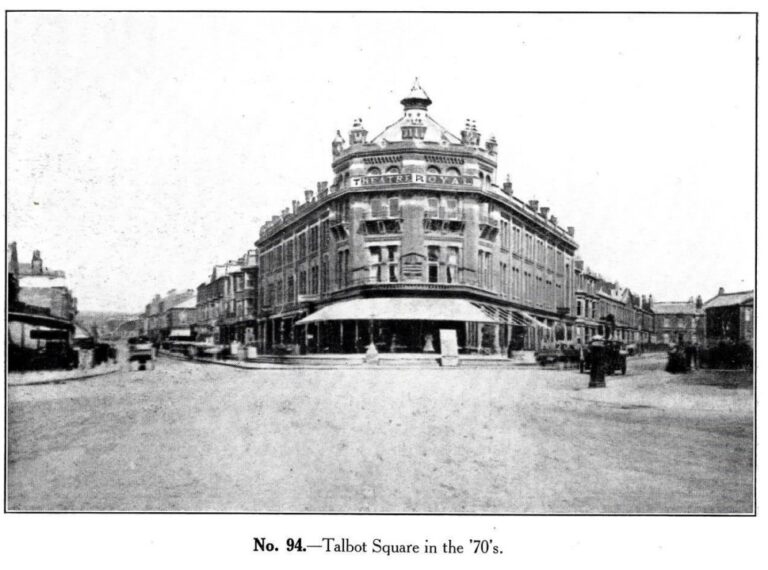 The 1870's theatre at Yates's Wine Lodge site, Talbot Road