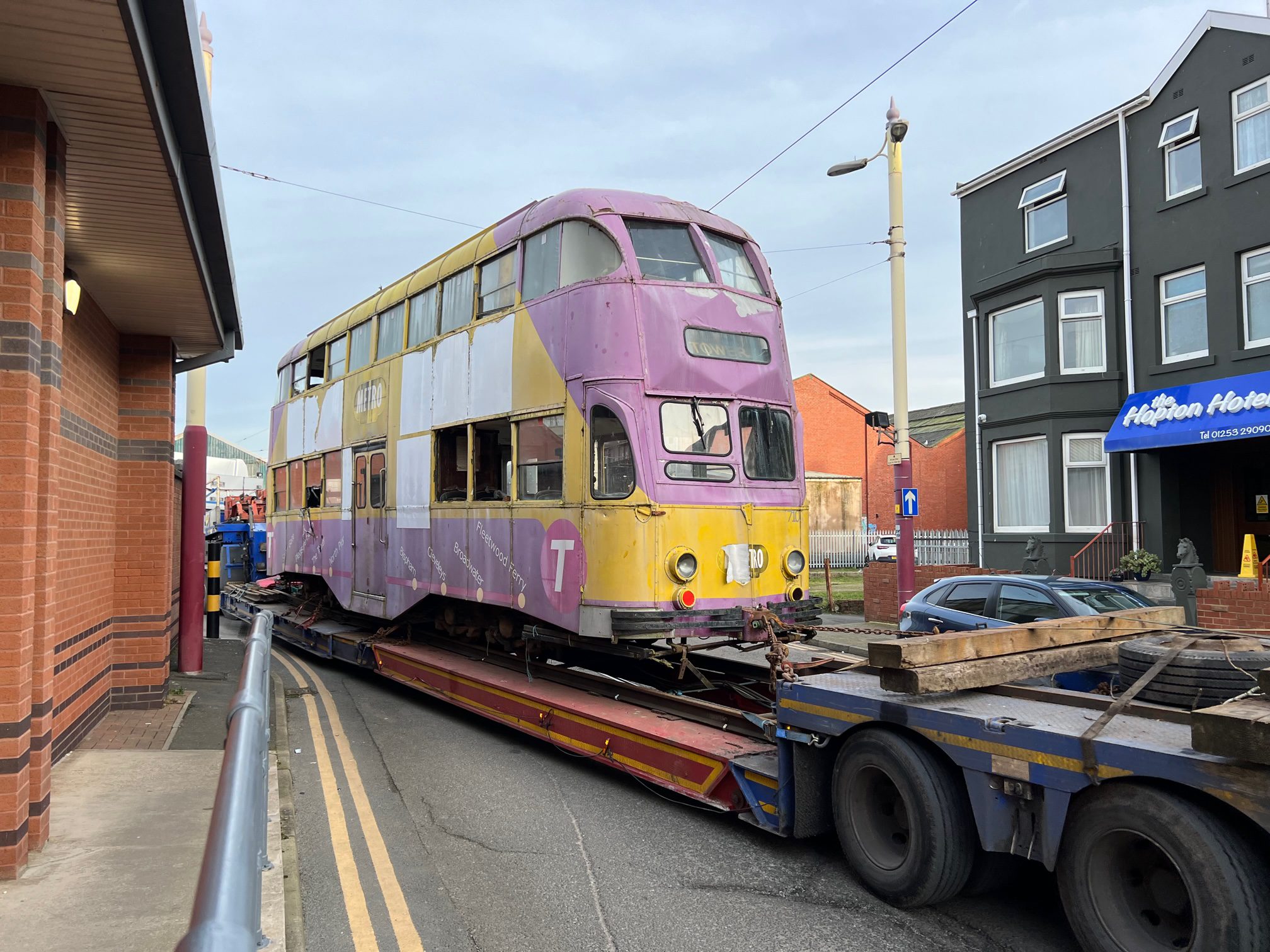 Coronation Street Tram - saved from the scrap yard!