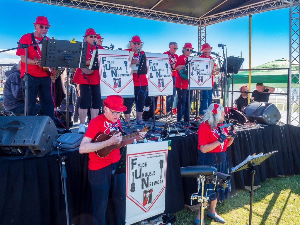 Fylde Ukulele Network entertain the crowds