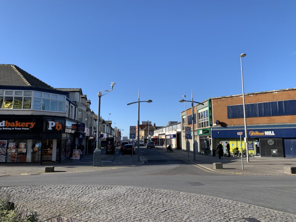 Waterloo Road Blackpool, roundabout with Lytham Road