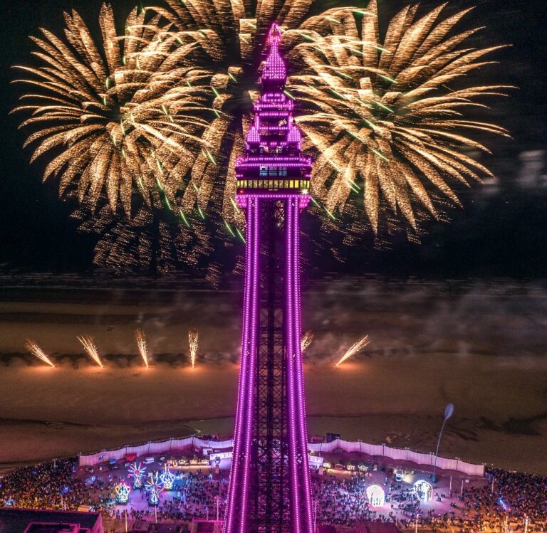 Fireworks at the Blackpool Tower. Photo: VisitBlackpool