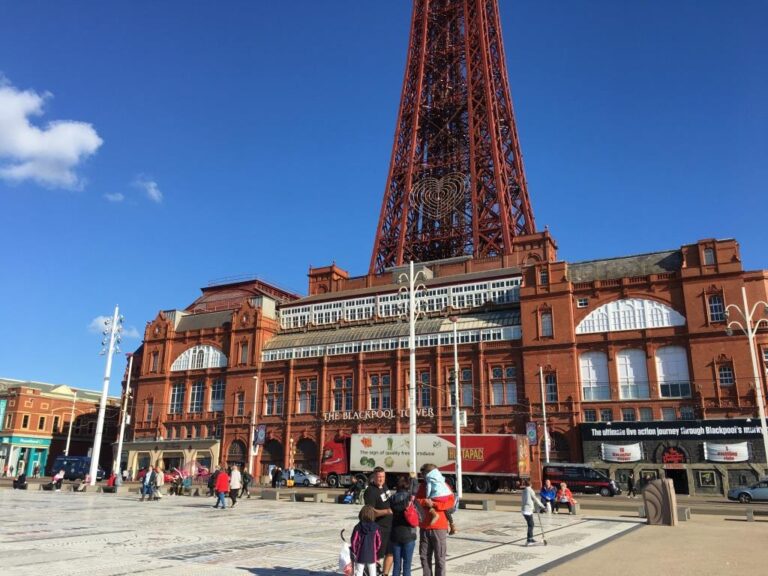 Comedy Carpet, Tower Festival Headland and Blackpool Tower