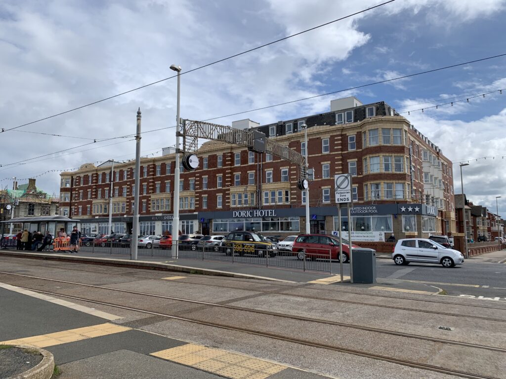 Doric and Sheraton - two popular Blackpool seafront hotels at North Shore