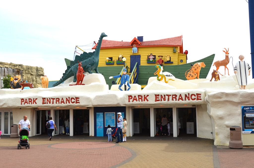 Blackpool Pleasure Beach park entrance