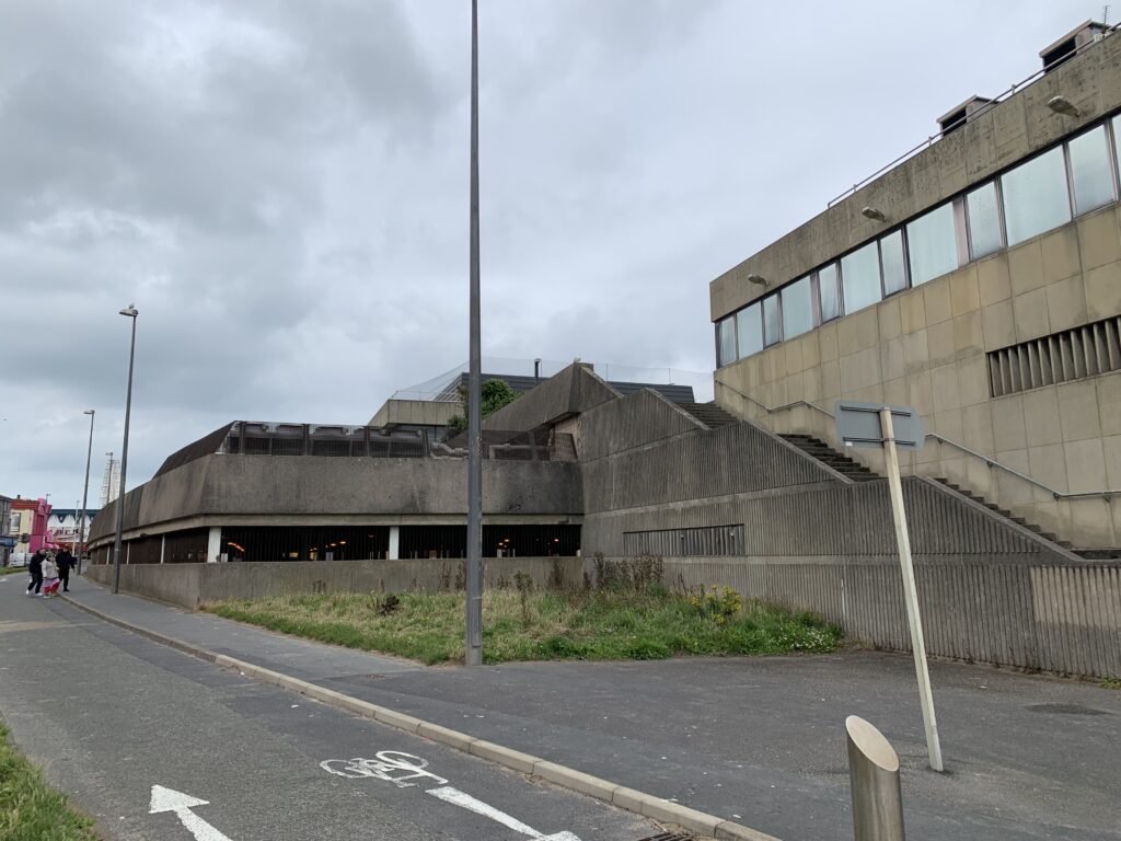 The old Courts at Chapel Street Blackpool are accessed via the staircase