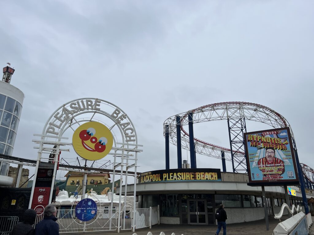Blackpool Pleasure Beach park entrance