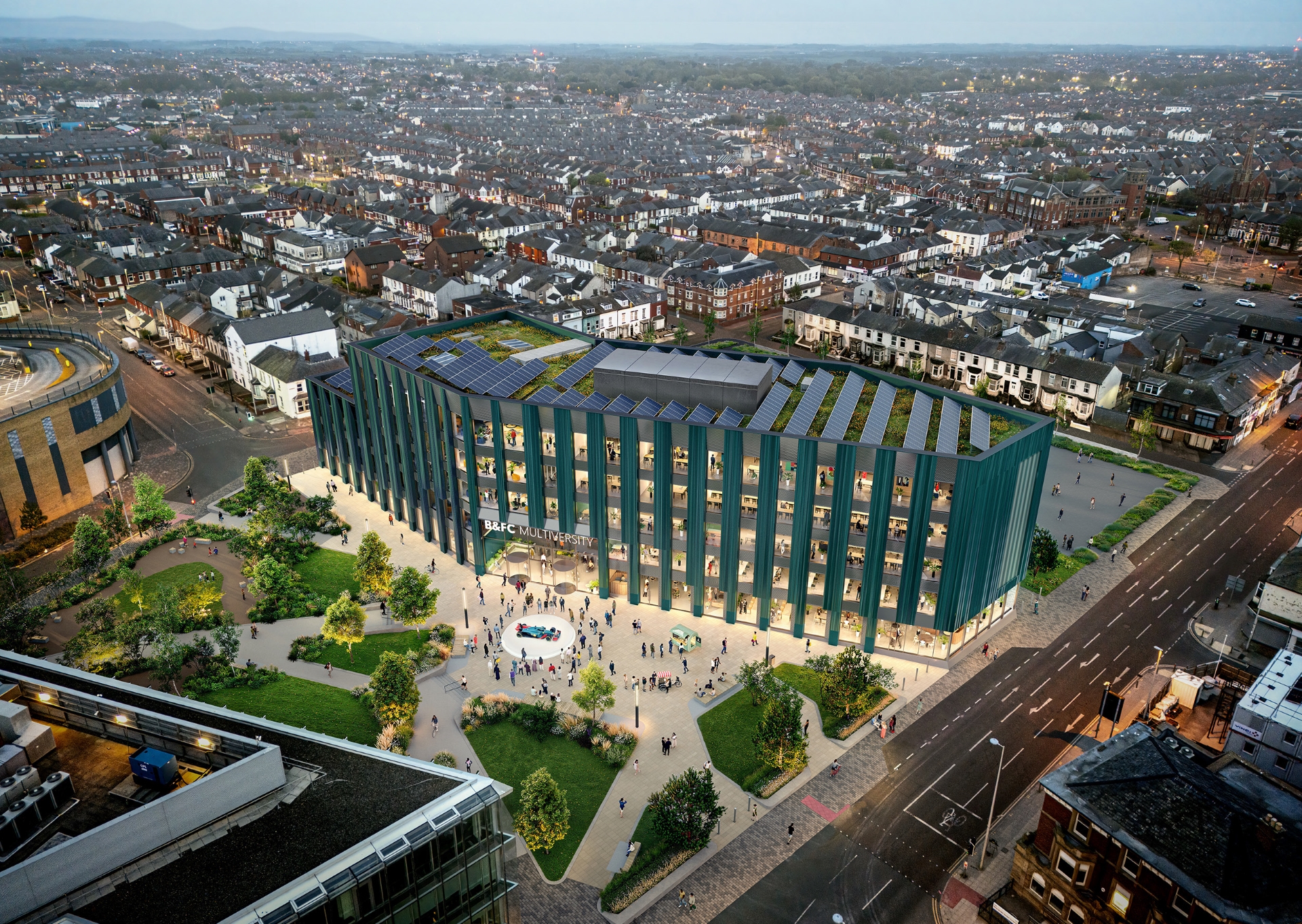 2025 artists impression of Blackpool Multiversity