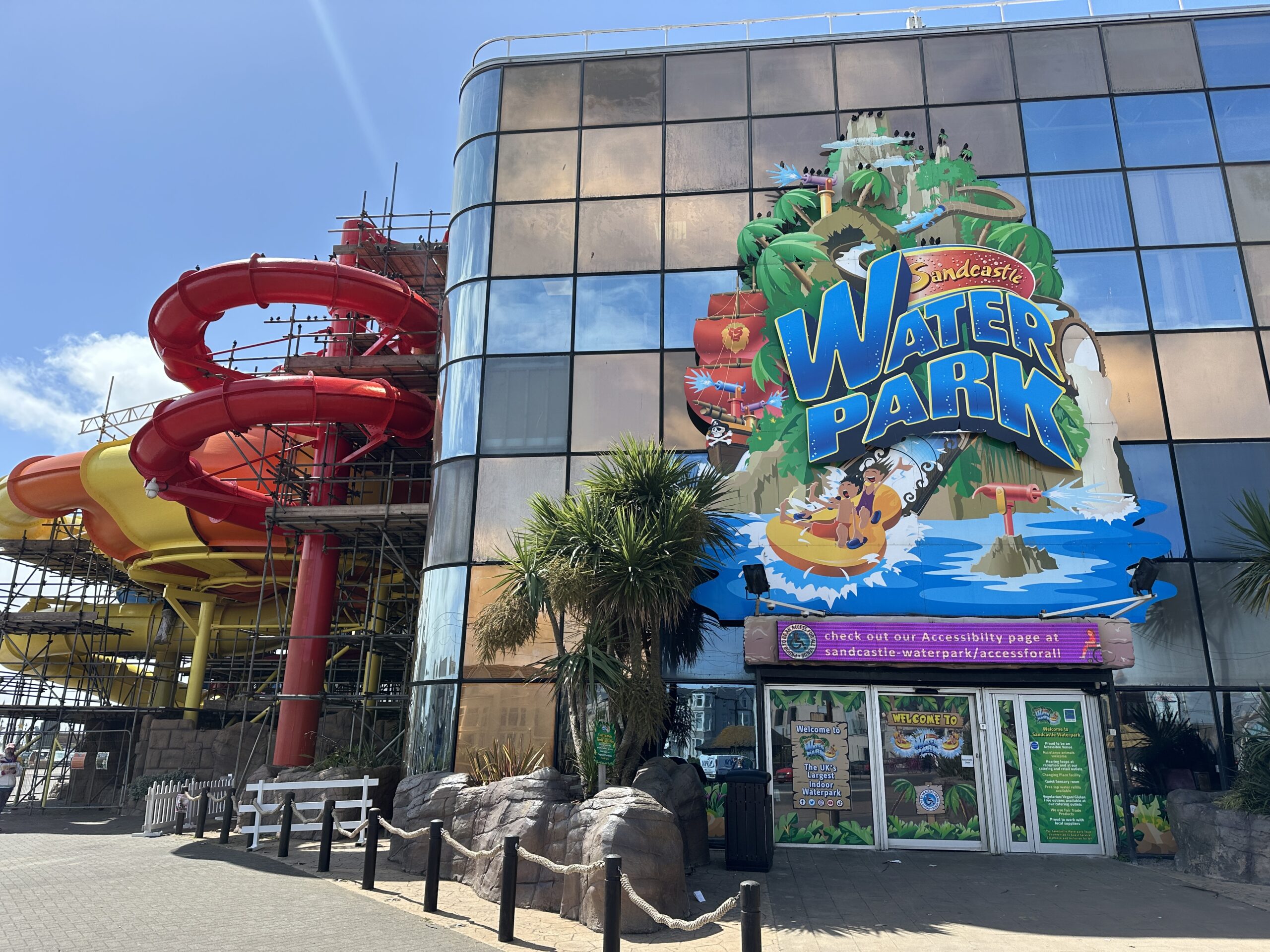 But did you know about Waterfalls Cafe at Sandcastle Waterpark? Next time you're at Blackpool South Shore, give it a try!