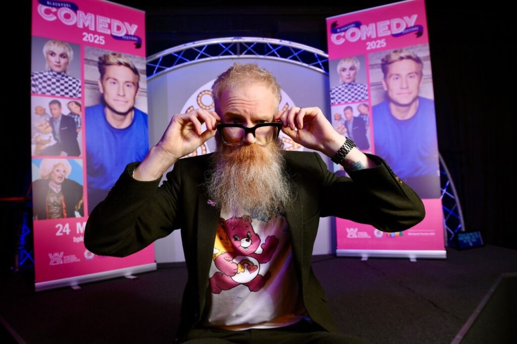 Ryan Gleeson, host at the Comedy Station