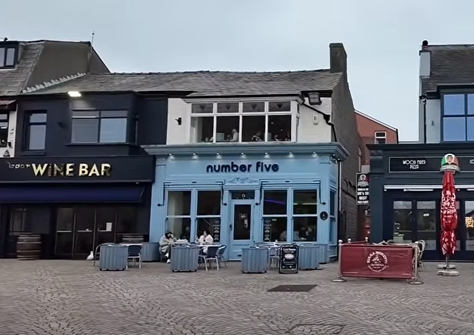 A lovely little independent place to eat and drink, Number Five Cafe-Bar Blackpool. Find it at the heart of the town centre near the Winter Gardens, at Cedar Square.
