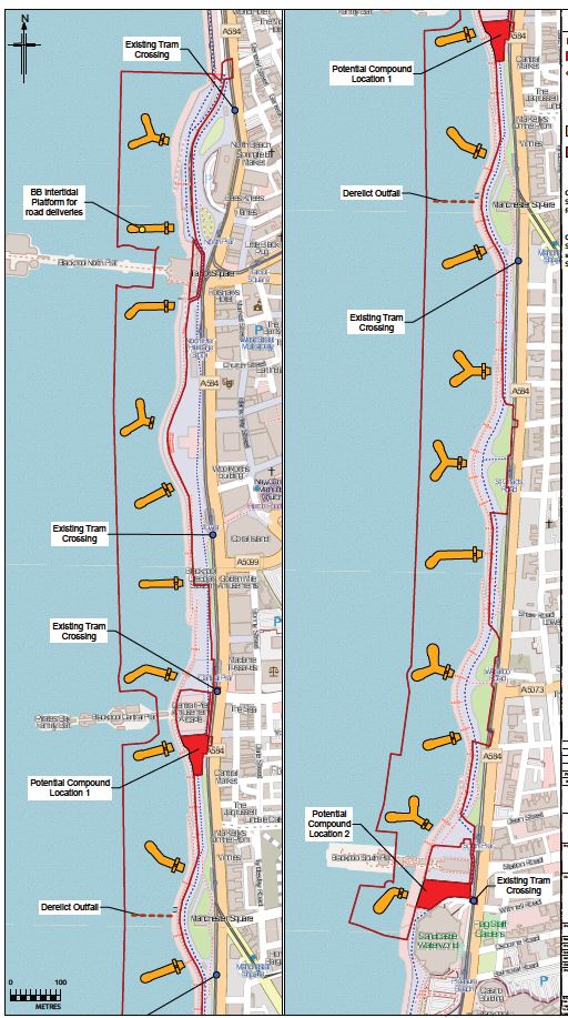 Rock headlands proposed for the Blackpool Beach Management Scheme
