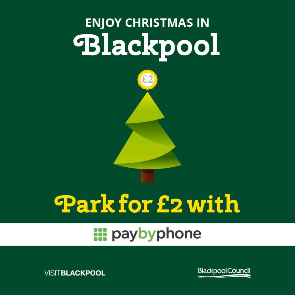 Christmas parking in Blackpool