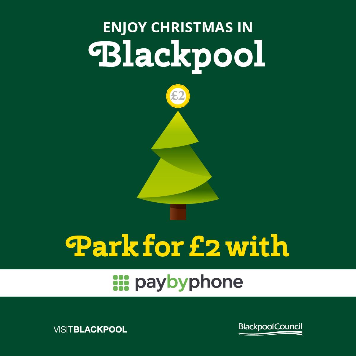 Christmas parking in Blackpool