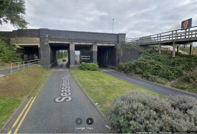 Waterloo Road bridge over Seasiders Way. Photo: Google Streetview