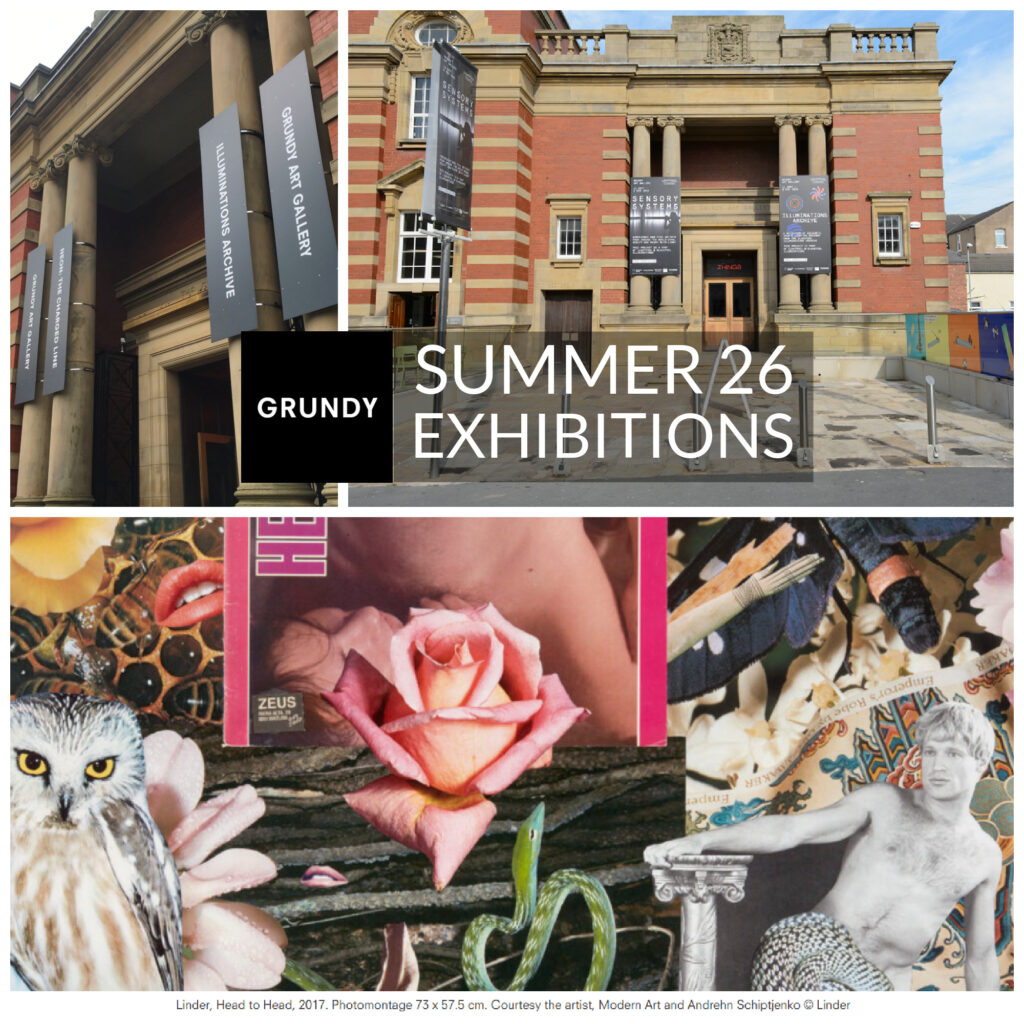 Summer 26 exhibitions at Grundy Blackpool. Linder: return of Linderland